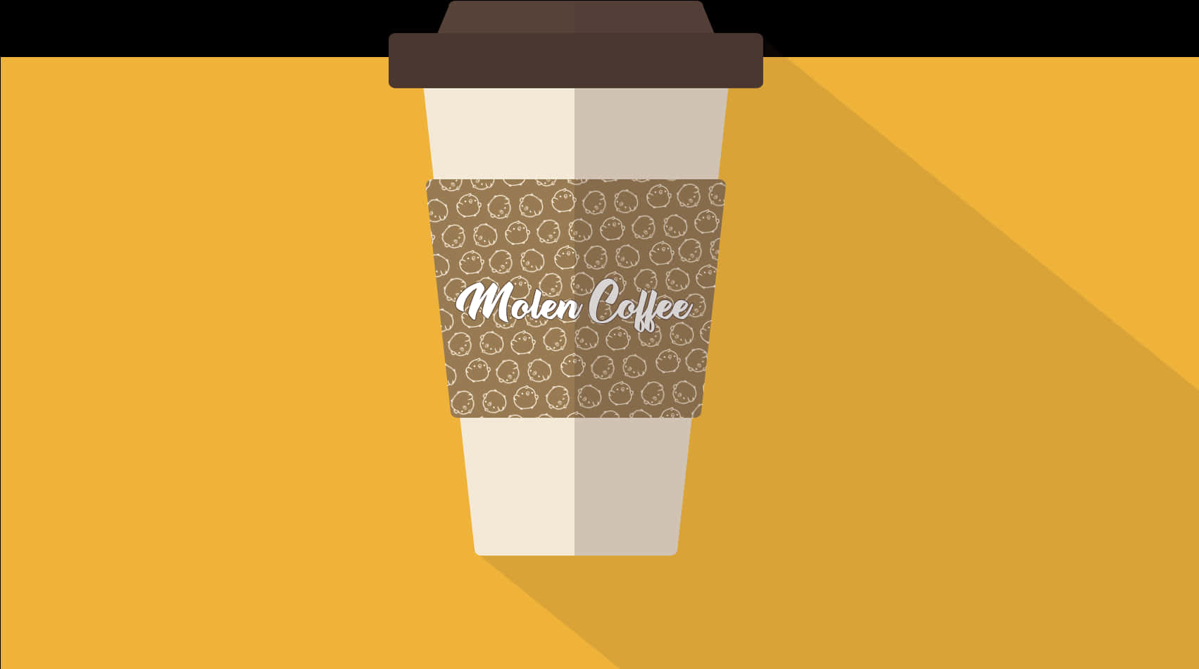 Modern Coffee Cup Vector Illustration