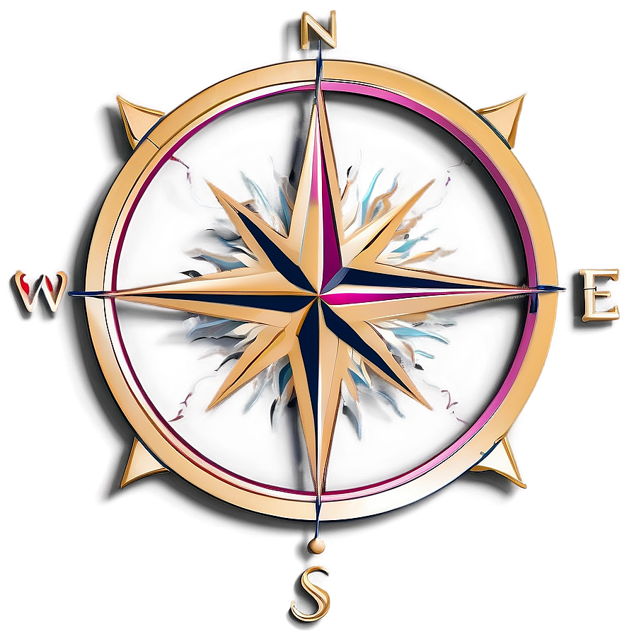 Modern Compass Rose Creation Png Inf