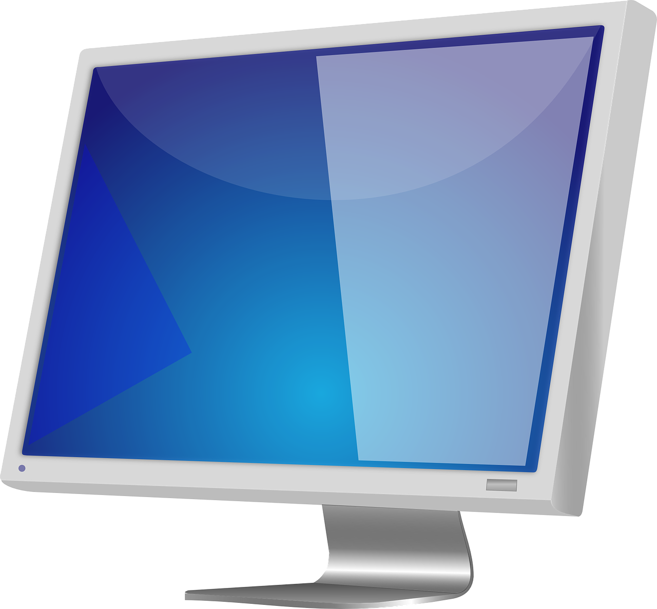 Monitor, Display, Computer, Screen, Isolated - Lcd Clipart, HD Png Download PNG with transparent background