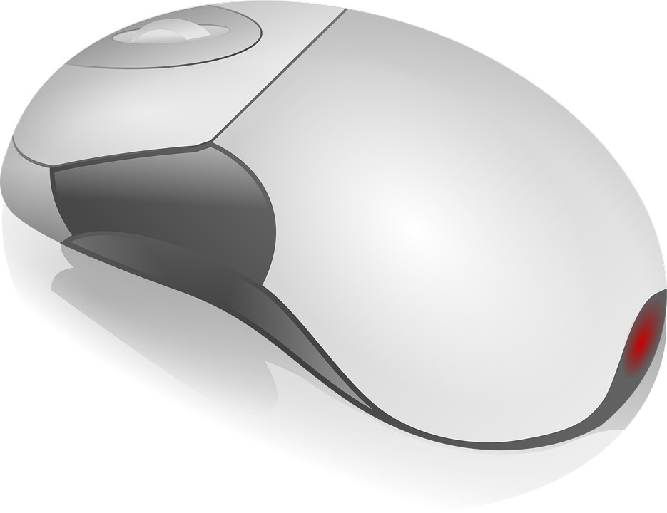 Modern Computer Mouse Design PNG with transparent background