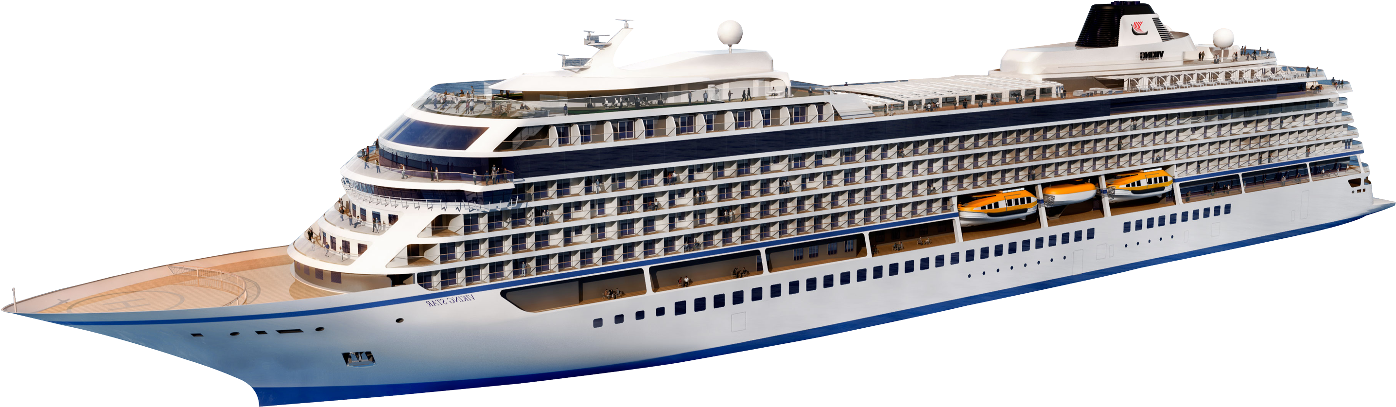 Modern Cruise Ship Profile