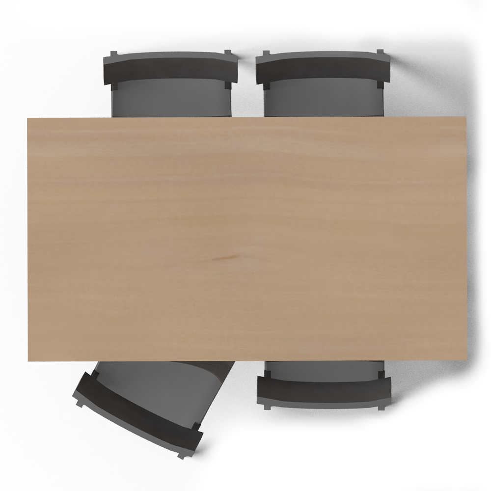 Dining Table Top View Clipart - Table & Chair Top View, HD Png Download PNG with transparent background