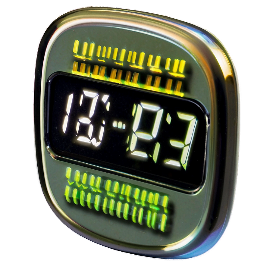 Modern Digital Clock Png Sct14