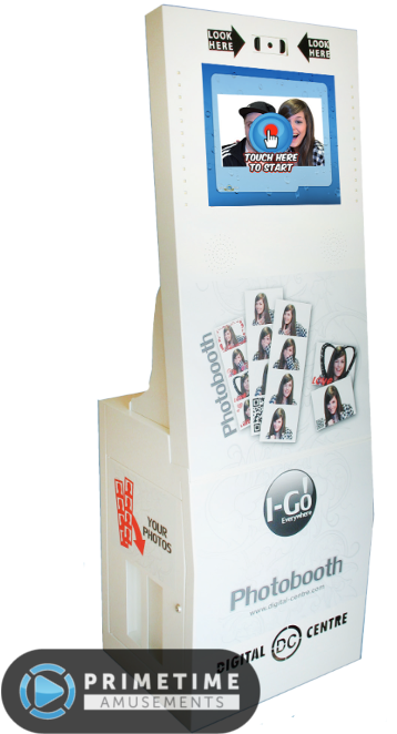 Modern Digital Photobooth Design PNG with transparent background