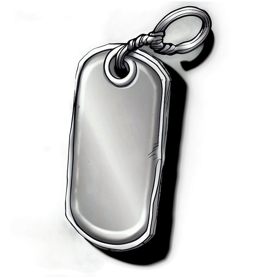 Modern Dog Tag Sketch Png 06122024