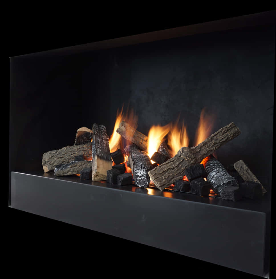 Modern Electric Fireplace Flames