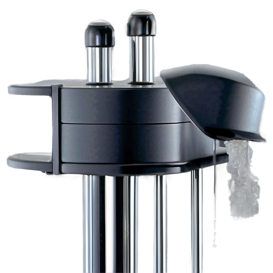 Modern Espresso Machine Portafilter Dripping PNG image with a transparent background, free high-resolution download