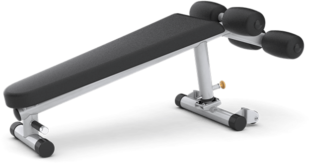 Matrix Fitness - Matrix Adjustable Decline Bench, HD Png Download PNG with transparent background