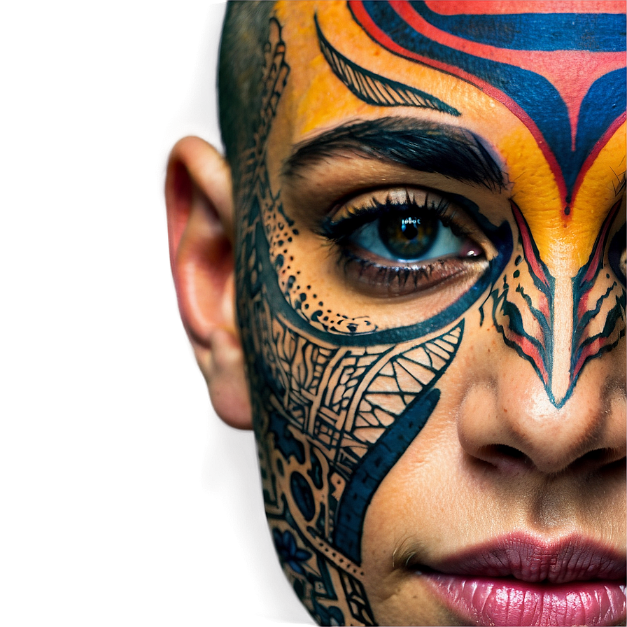 Modern Face Tattoo Ideas Png Evf