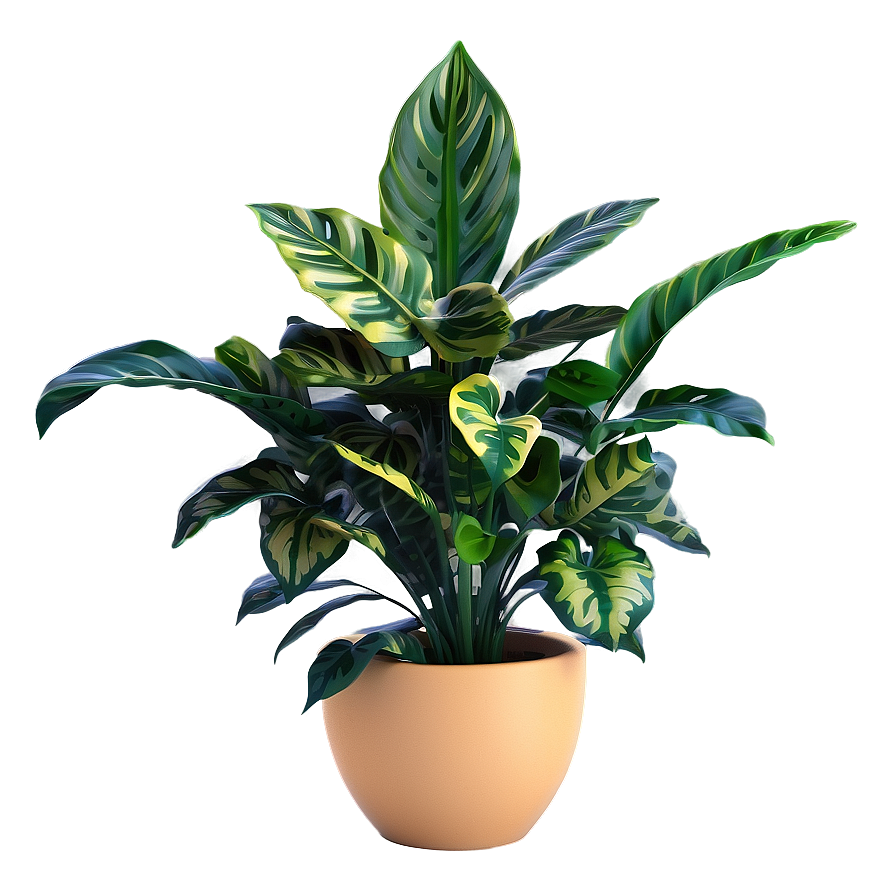 Modern Floor Plant Png Lph29