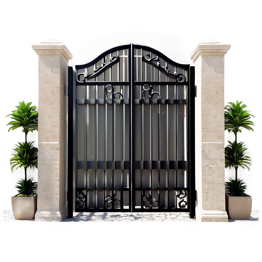 Modern Gate Design Png 05242024