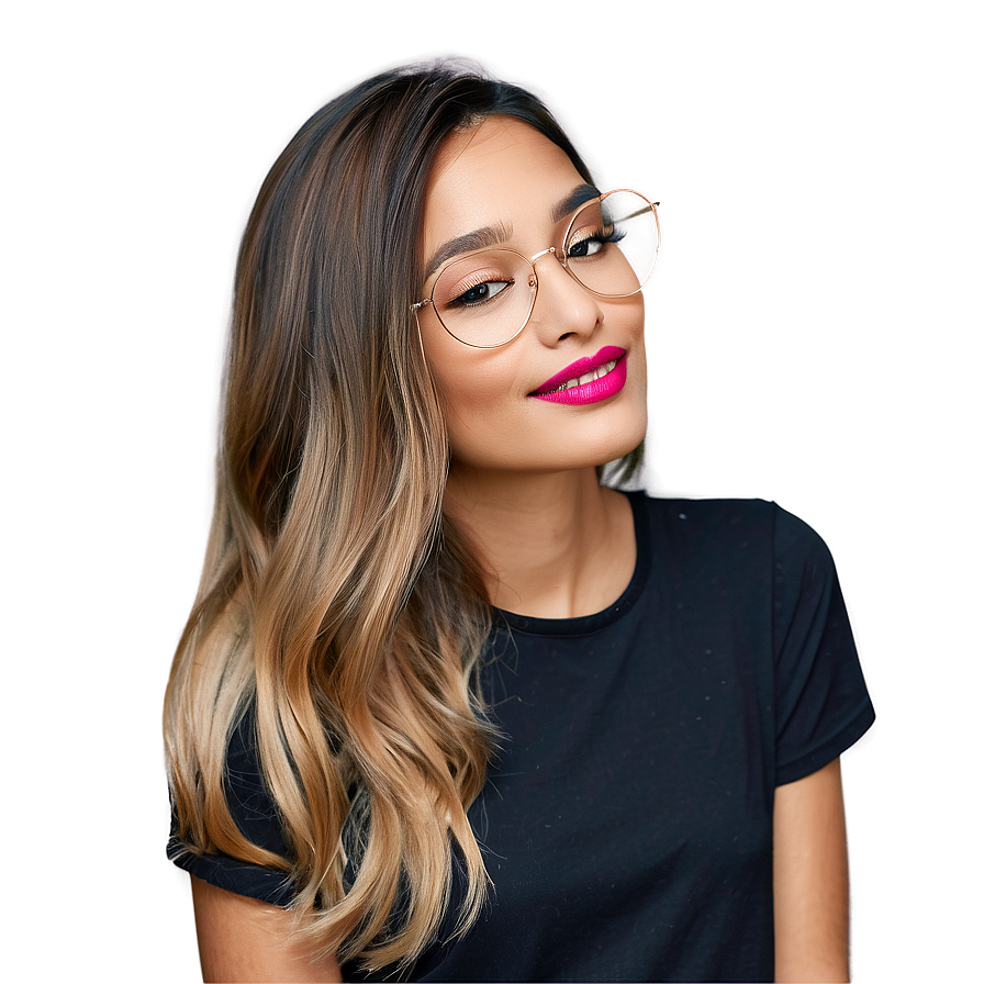 Modern Girl Hair Png 17