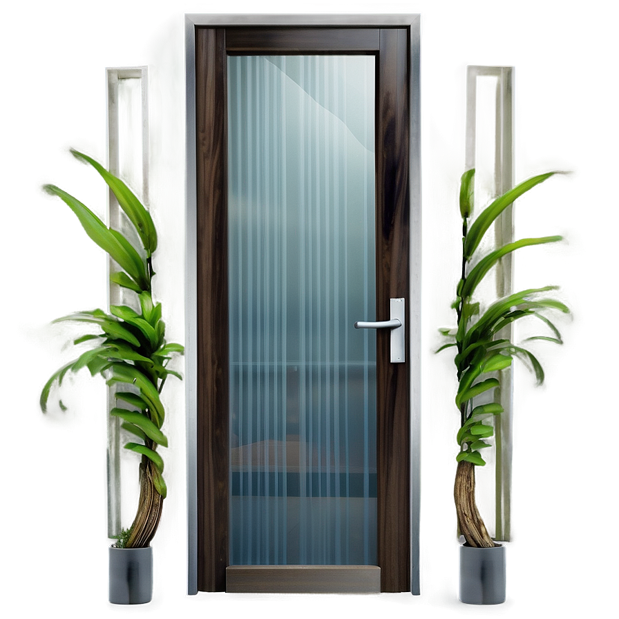 Modern Glass Door Png 8