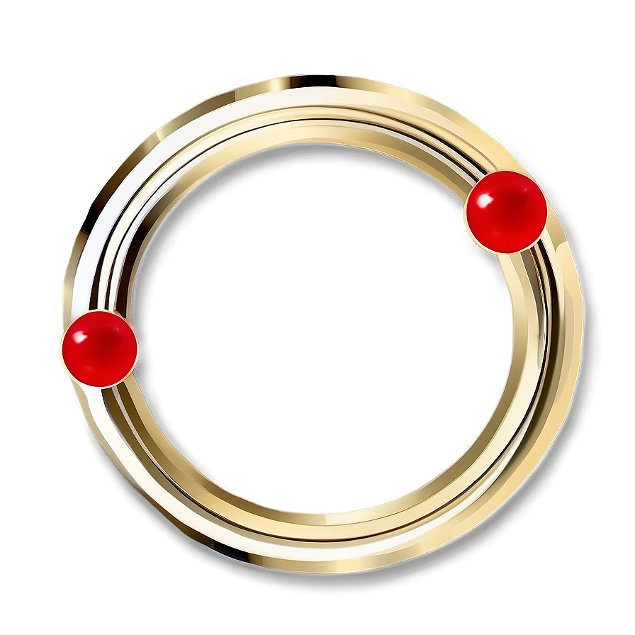 Modern Gold Circle Frame Png 25