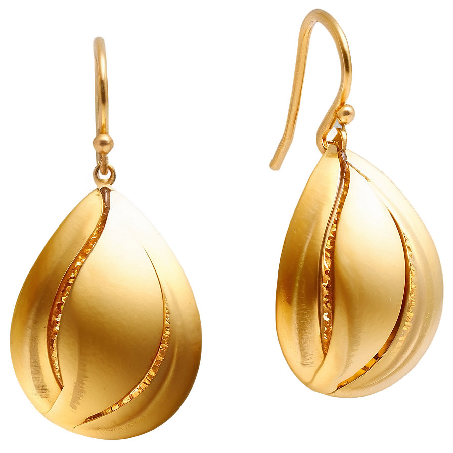 Modern Gold Drop Earrings Png Jqo