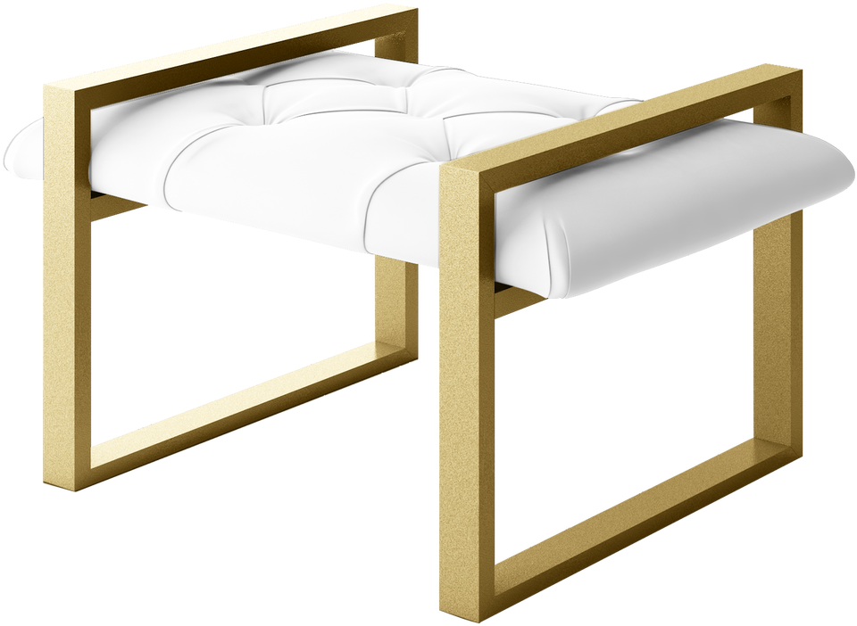 Small Metal Frame Benches, HD Png Download PNG with transparent background