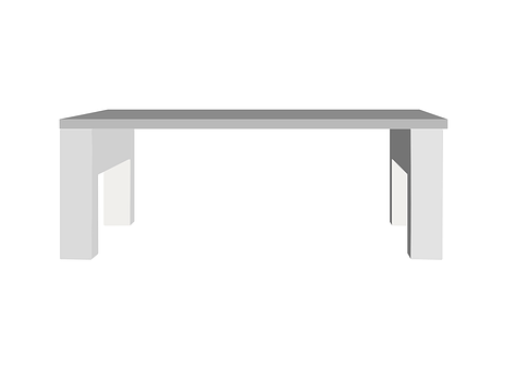 Modern Gray Office Table