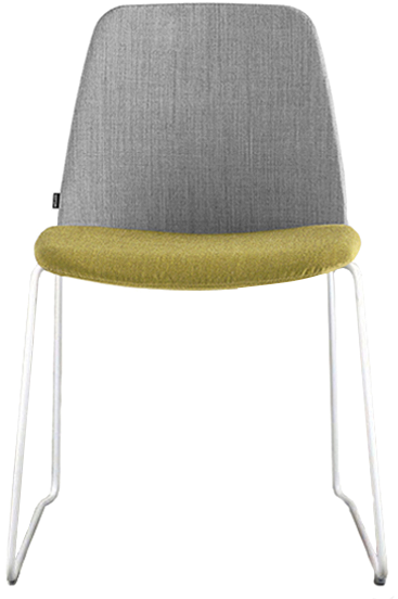 Modern Grayand Yellow Chair