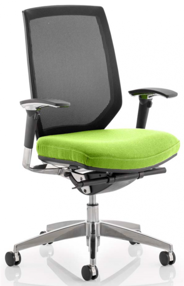 Midas Upholstered Green Executive Mesh Office Chair - Office Chair, HD Png Download PNG with transparent background