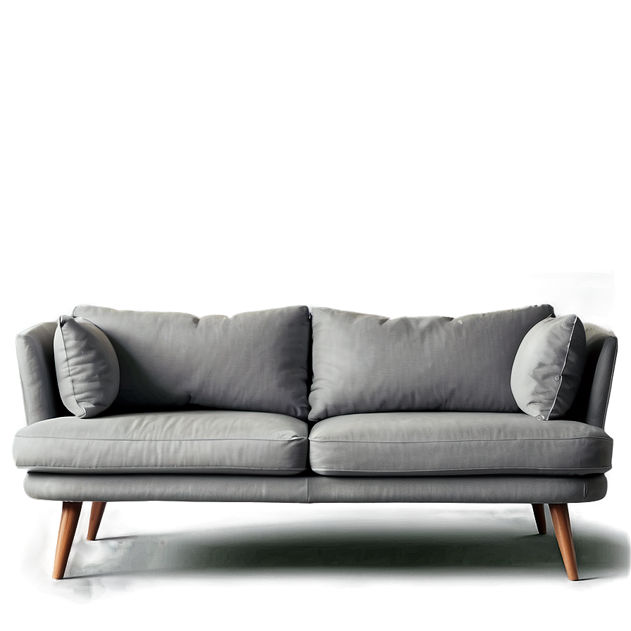 Modern Grey Sofa Png 6