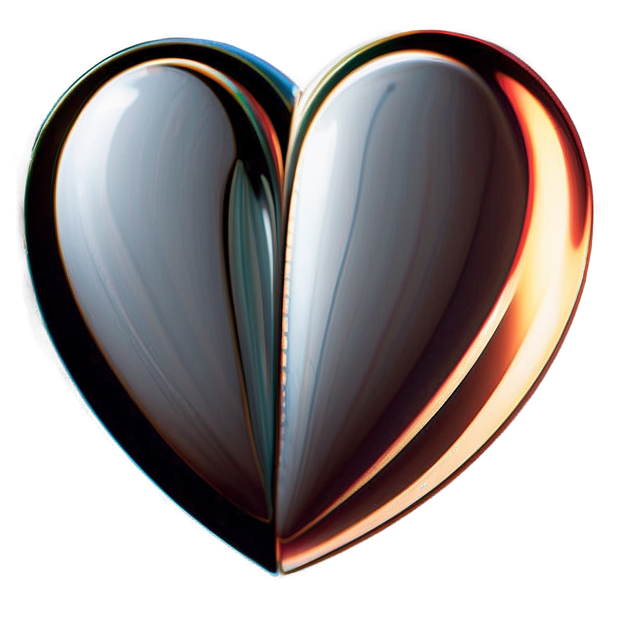 Modern Heart Vector Png 06132024