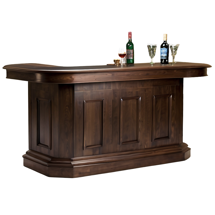 Modern Home Bar Setup PNG 05212024 PNG with transparent background