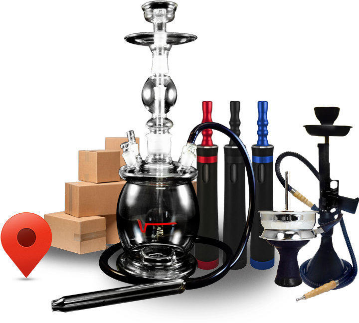Assorted Hookah Parts And Accessories - Hookah PNG image with a transparent background, free high-resolution download