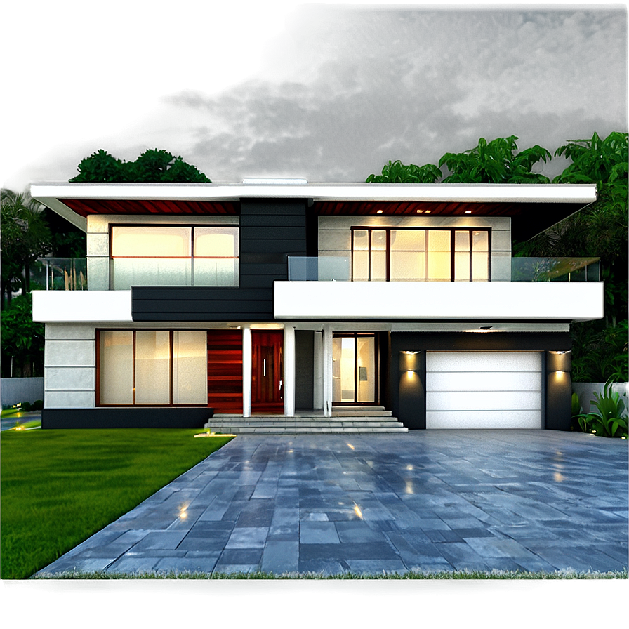 Modern Houses PNG 05252024 PNG with transparent background