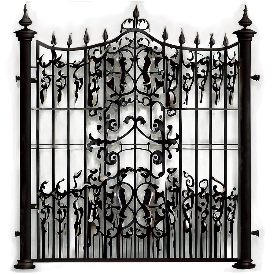 Modern Iron Fence Design Png Sfa11