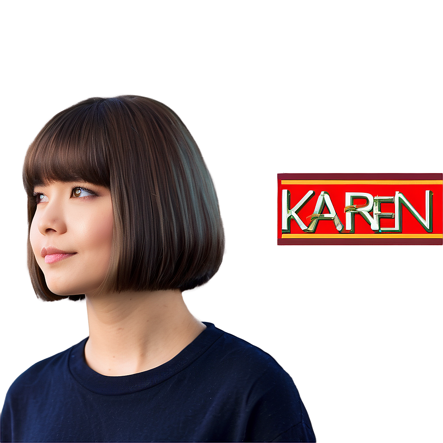 Modern Karen Haircut Look Png 58