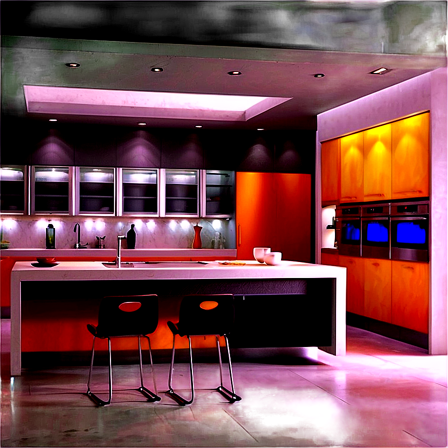Modern Kitchen Design PNG 05242024 PNG image with a transparent background, free high-resolution download