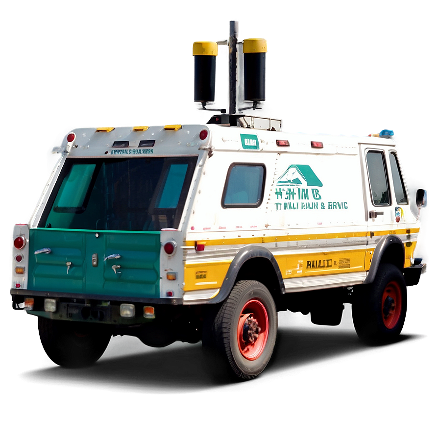 Modern Mail Service Truck Png Jic83