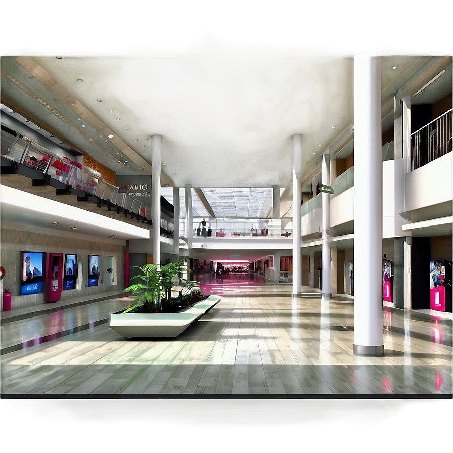 Modern Mall Interior Png 5