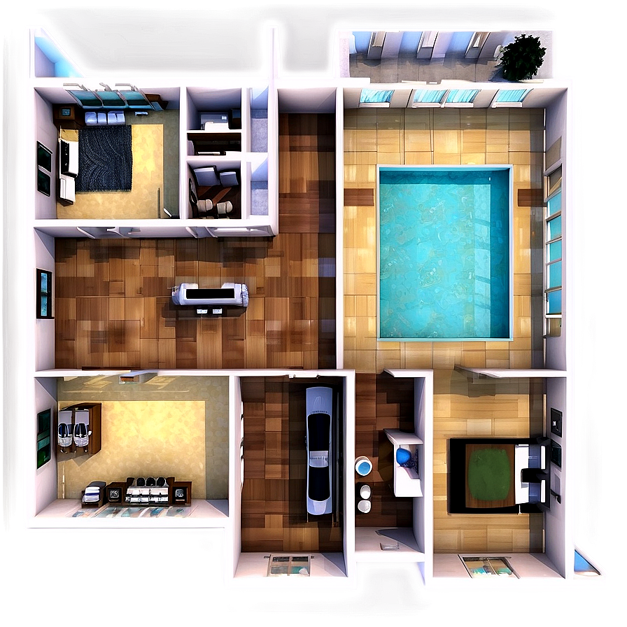 Modern Mansion Layout PNG tnp PNG with transparent background