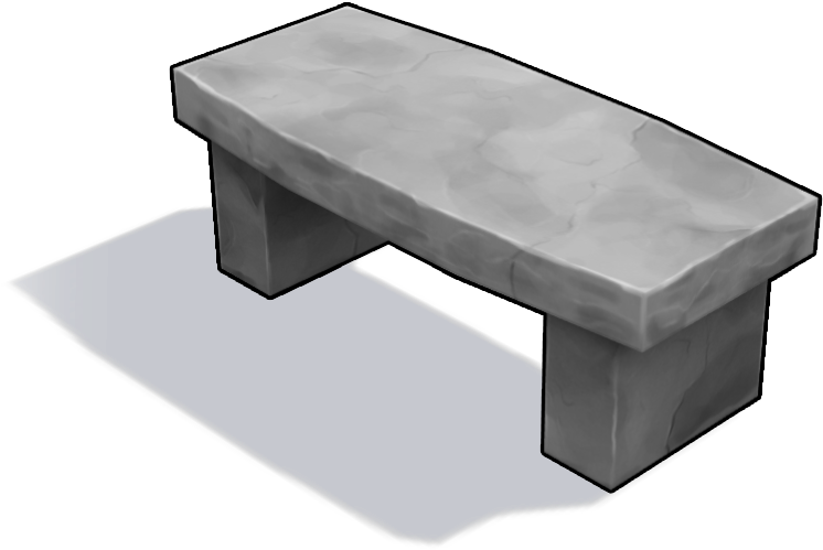 Modern Marble Bench Design