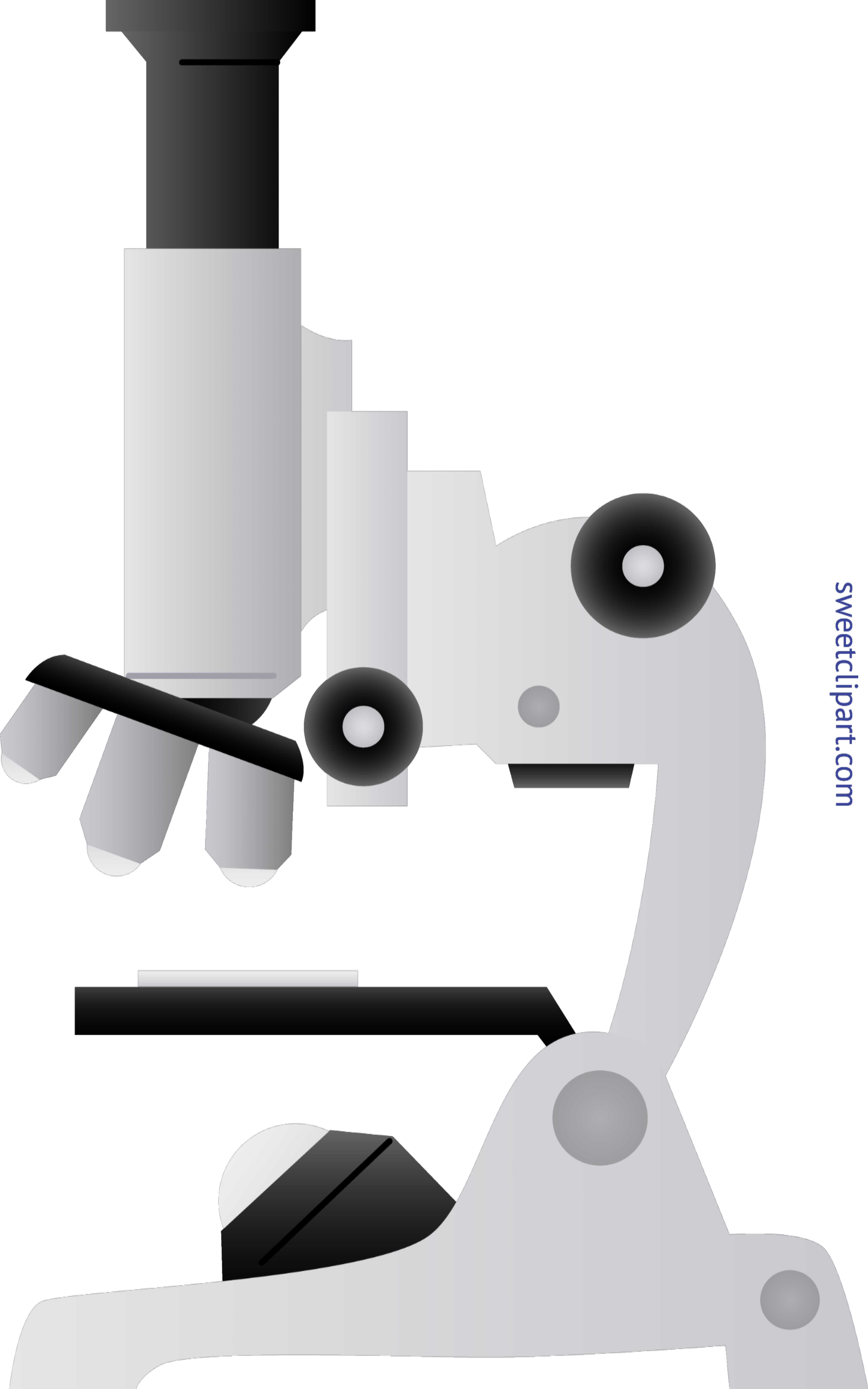 Modern Microscope Vector Illustration