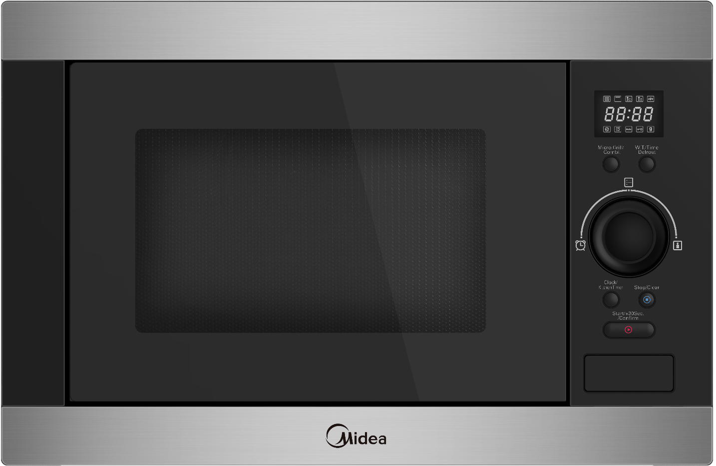 Midea Built-in Microwave Oven 25 Ltr - Microwave Oven, HD Png Download PNG with transparent background