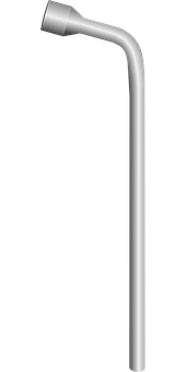 Modern Minimalist Pipe Design PNG with transparent background
