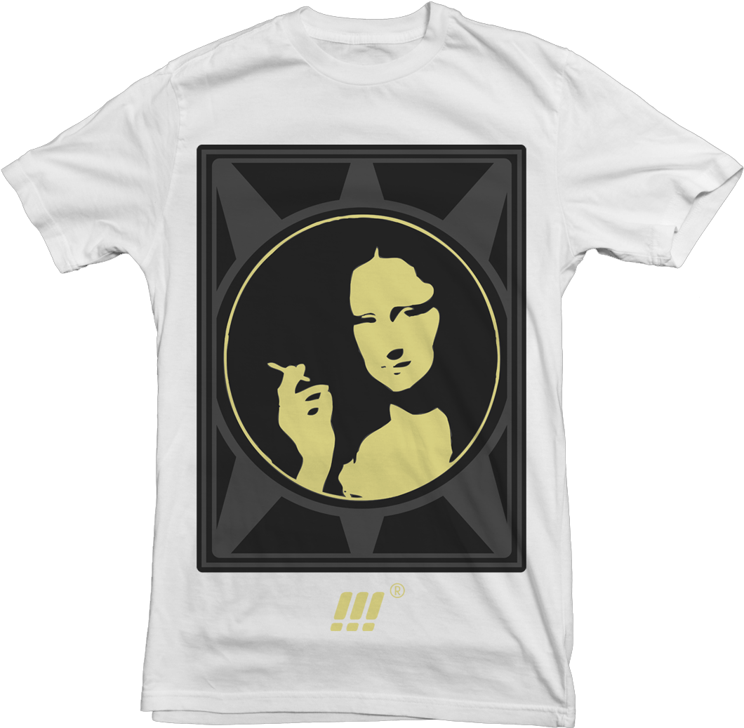 Modern Mona Lisa T Shirt Design