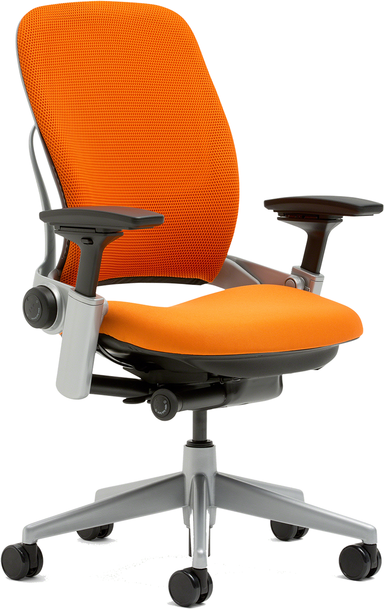 Modern Orange Office Chair.png