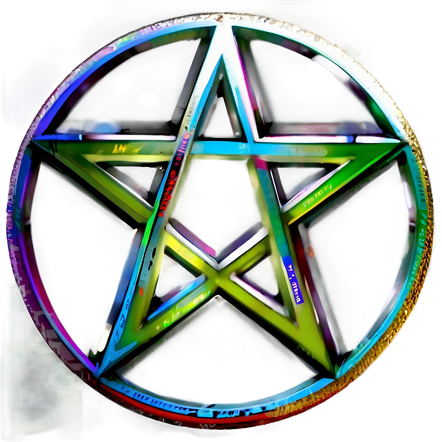 Modern Pentagram Illustration Png 93