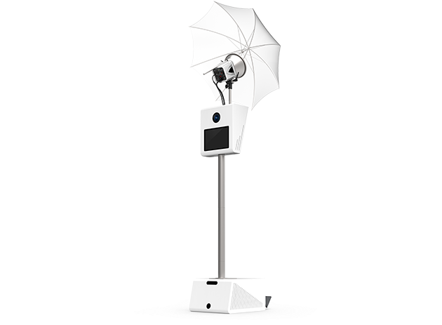 Modern Photobooth Setup PNG with transparent background