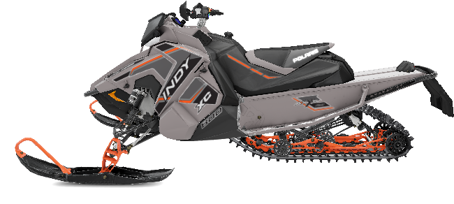 Modern Polaris Snowmobile Profile View