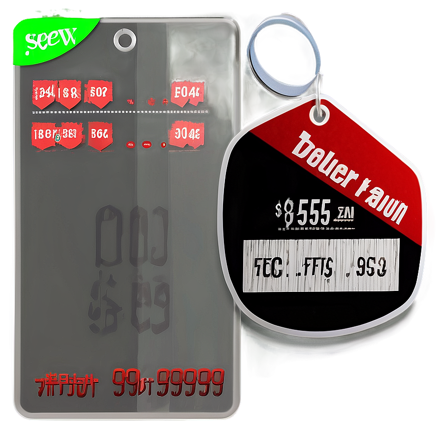 Modern Price Tag Graphic Png 4