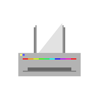Modern Printer Icon PNG with transparent background