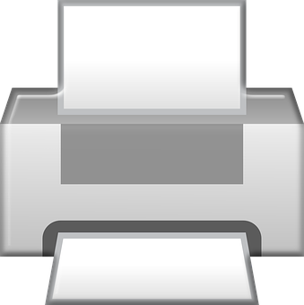 Modern Printer Icon PNG with transparent background