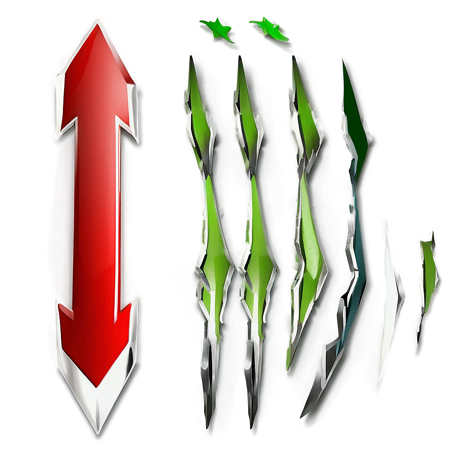 Modern Red Arrow Symbol PNG 04302024 PNG with transparent background
