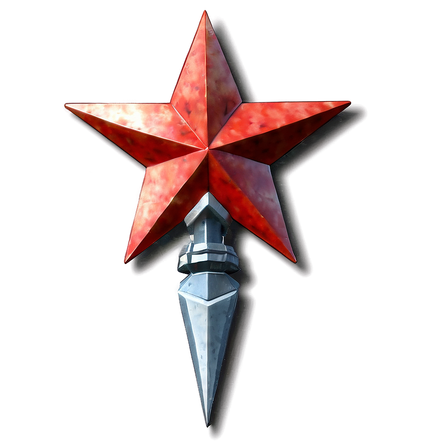 Modern Red Star Png Rmi