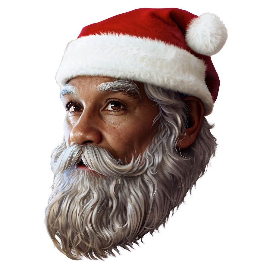 Modern Santa Hat Look PNG qbk88 PNG image with a transparent background, free high-resolution download