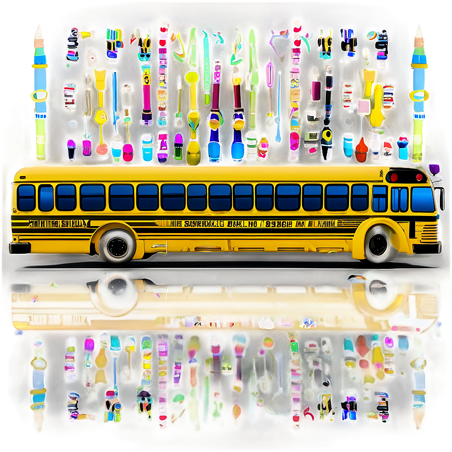 Modern School Bus Design PNG 05242024 PNG image with a transparent background, free high-resolution download